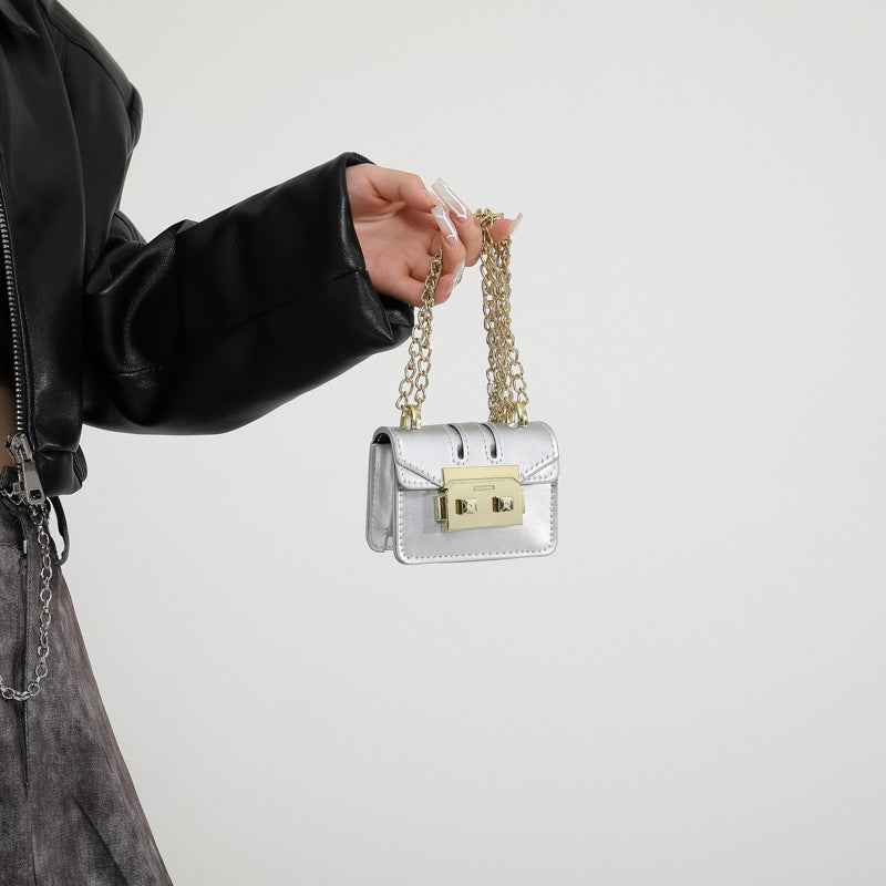 Womens Casual Stylish Crossbody Shoulder Bag With Chain