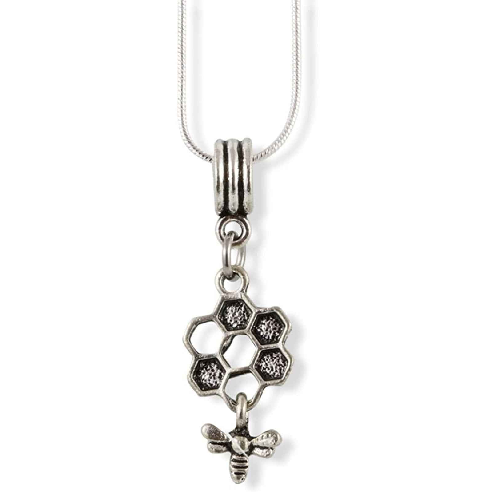 Bee Jewelry Bee Necklace Pendant Gifts Honeycomb Jewellery