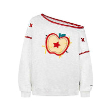 American-style High-Street Vintage New One-Shoulder Sweatshirt For Women