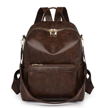Elegant Solid-Color Womens Backpack For Commuting With Large Capacity by Mirlaine Univers