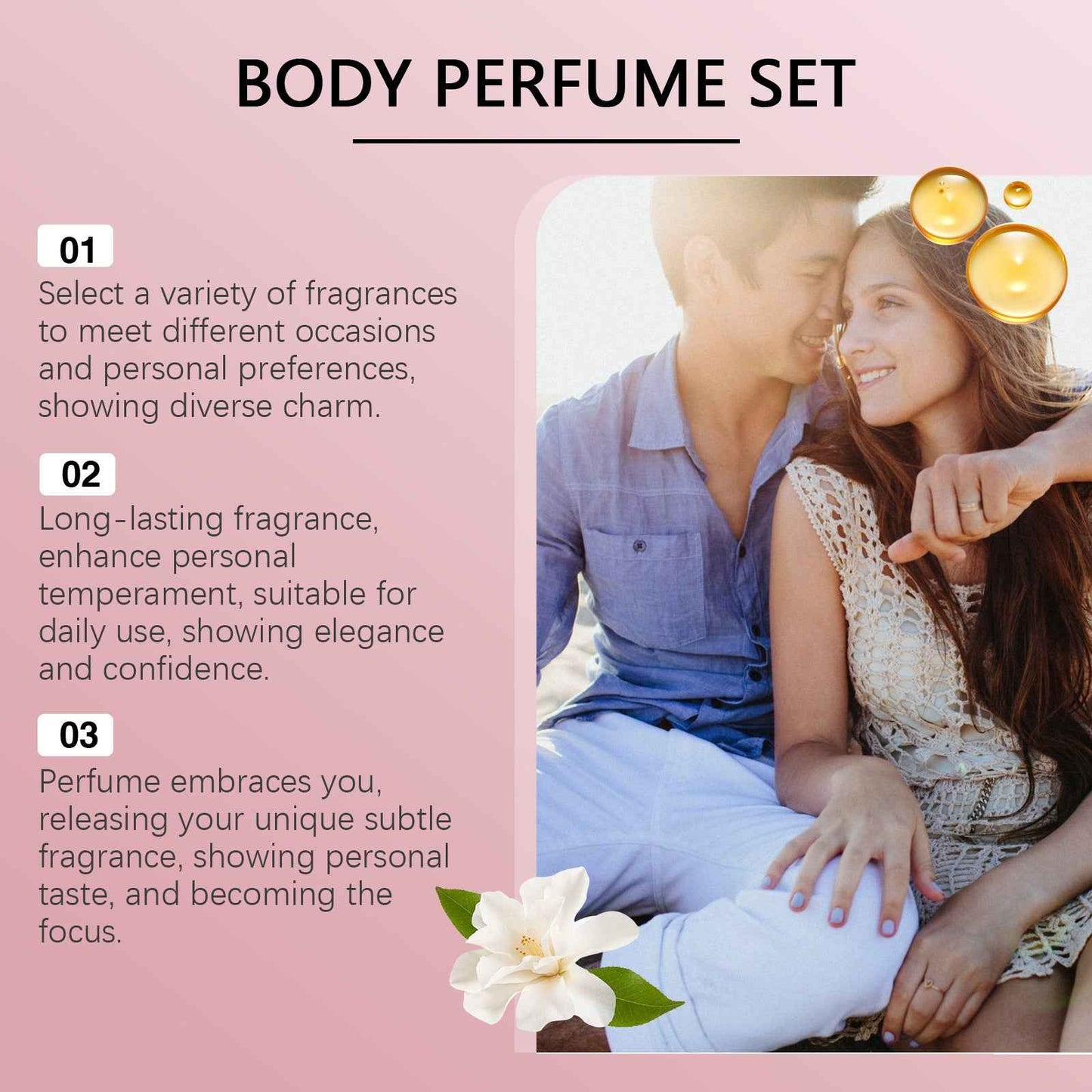 Body Perfume Kit Elegant And Varied Fragrance