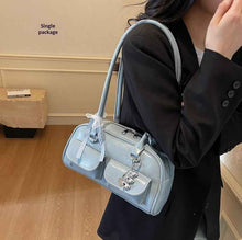 Bow-tie Ribbon Bowling Bag A Stylish High-capacity Shoulder And Tote Bag