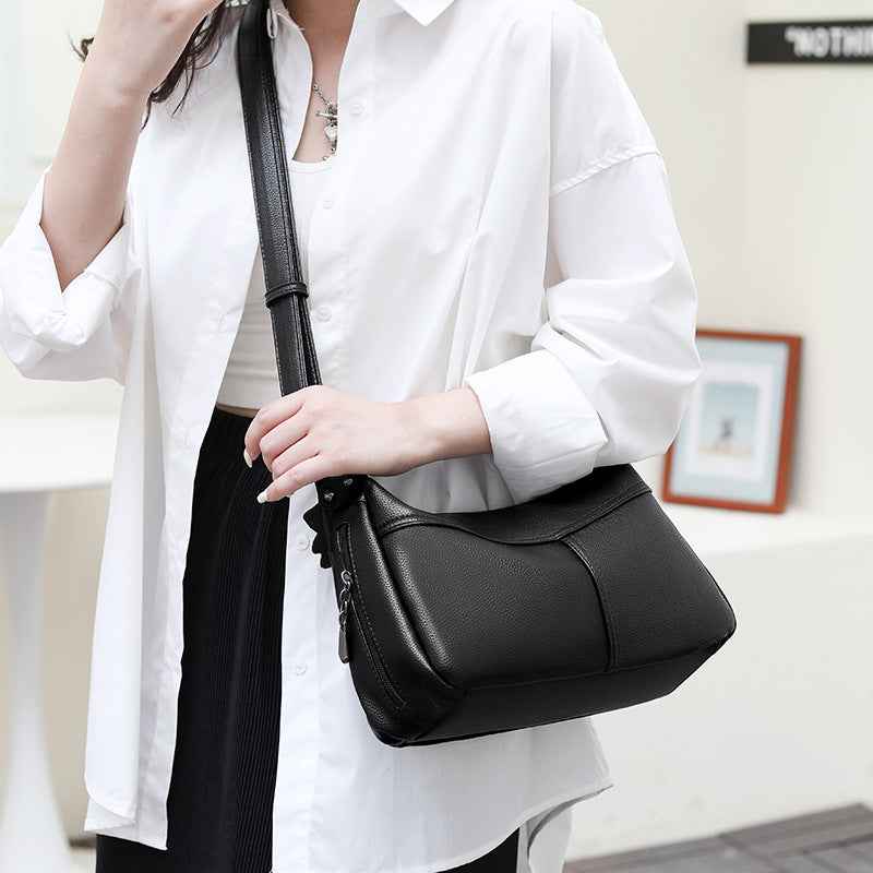 New Casual Soft-surface Lightweight Large-capacity Crossbody Bag