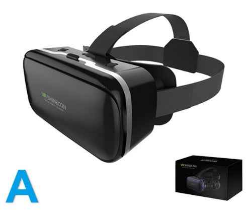 Casque de réalité virtuelle VR Shinecon original 120° FOV 3D, lunettes type Google Cardboard avec écouteurs stéréo pour smartphone
