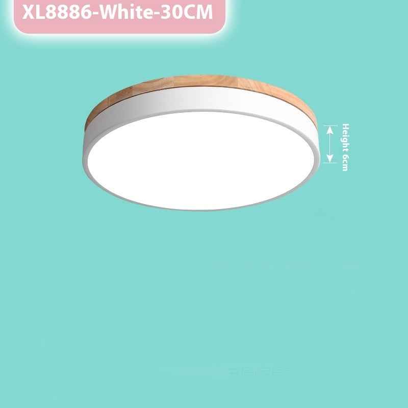 Macaron Round Bedroom Simple Study Living Room Ceiling Lamp
