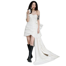 Light Wedding Gown Short Women by Mirlaine Univers