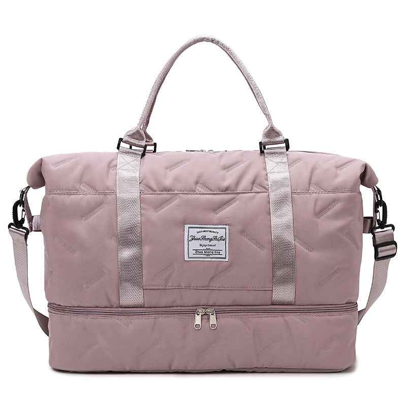 High-capacity Fitness Bag With A Dry-wet Separation Design