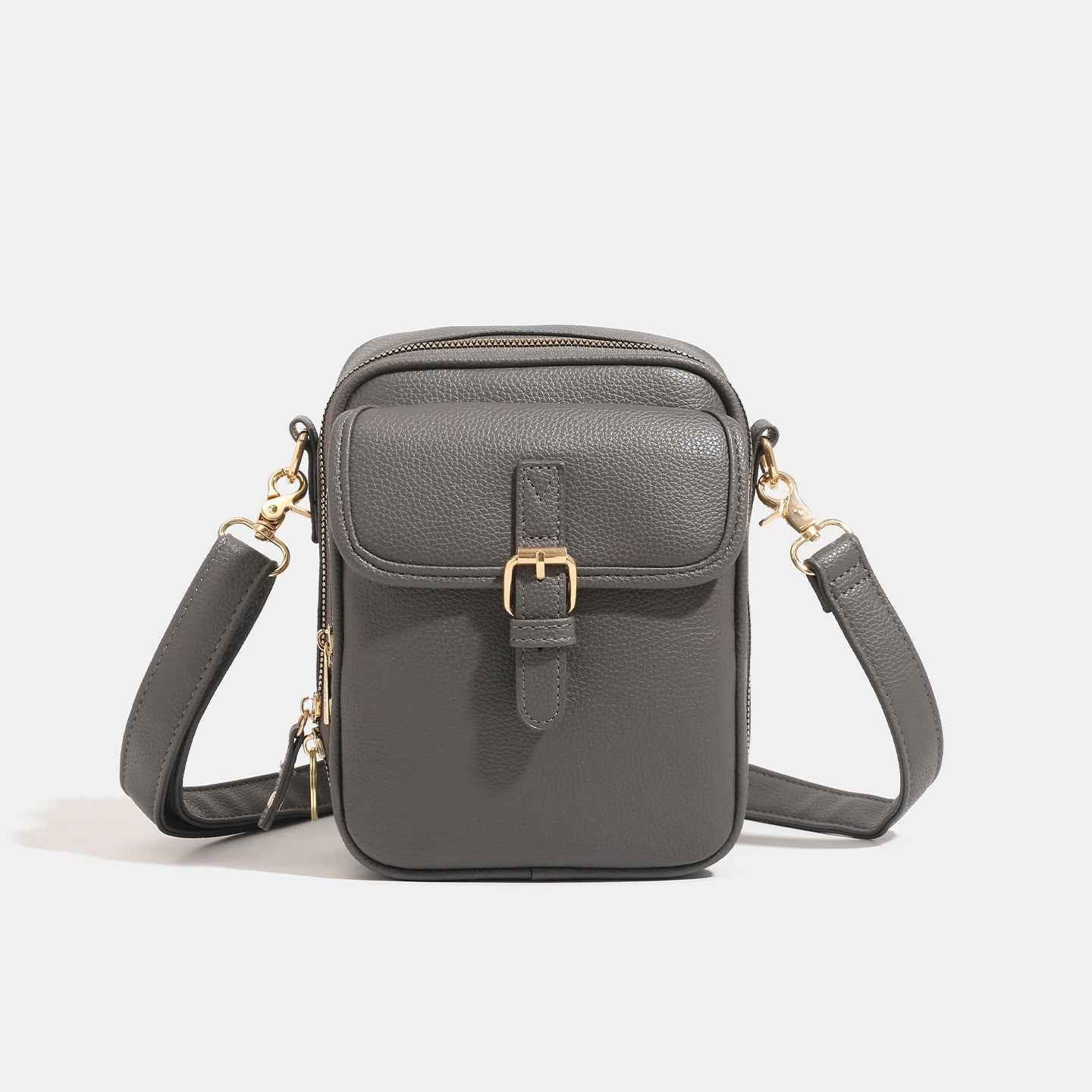 New PU Unisex Shoulder Messenger Trendy Storage Bag