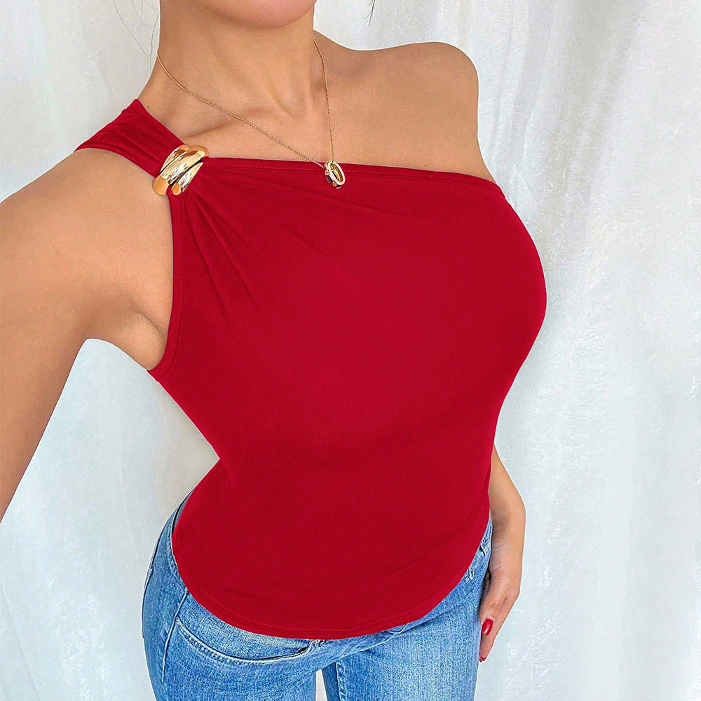 Red Vest Summer Sleeveless Off-Shoulder Slimming T-Shirt Top by Mirlaine Univers Red Vest Summer Sleeveless Off-Shoulder Slimming T-Shirt Top Mirlaine Univers red-vest-summer-sleeveless-off-shoulder-slimming-t-shirt-top 0 Red Vest Summer Sleeveless Off-Shoulder Slimming T-Shirt Top Mirlaine Univers Red Vest Summer Sleeveless Off-Shoulder Slimming T-Shirt Top