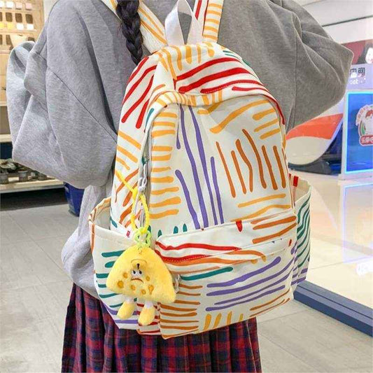 High-Capacity Sweet Backpack For High School Girls