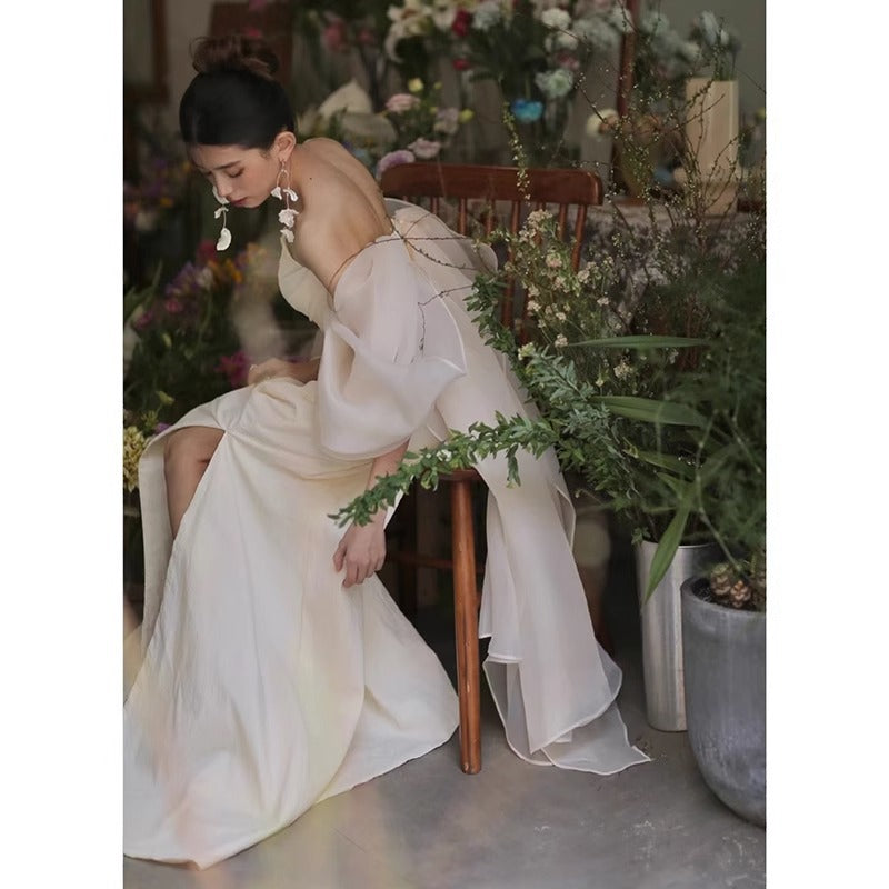 Outdoor Travel Shooting Light Yarn Dress Skirt by Mirlaine Univers