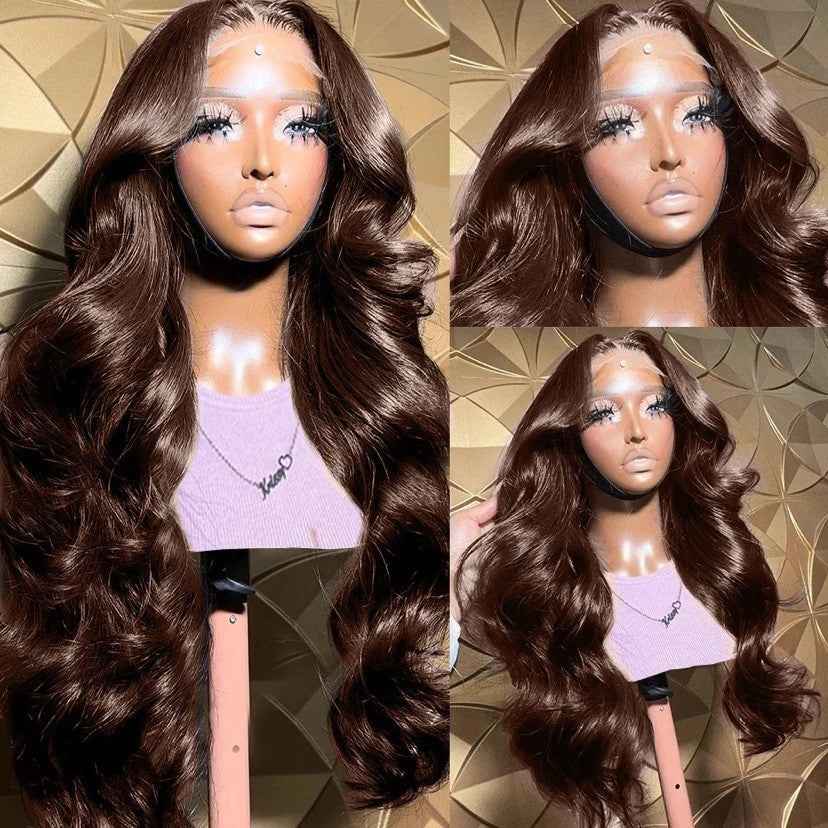 Front Lace Fashion Wavy Long Curly Hair Women's Wig