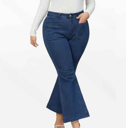 Plus-size Flared Jeans For Women