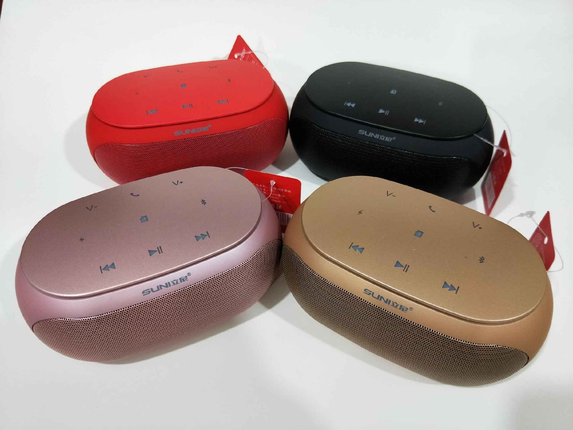 Wireless Bluetooth touch portable dual speaker audio