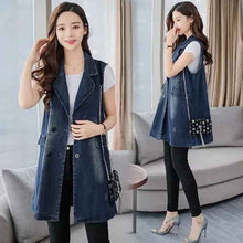 Women's Fashion Plus-Size Loose Denim Jacket