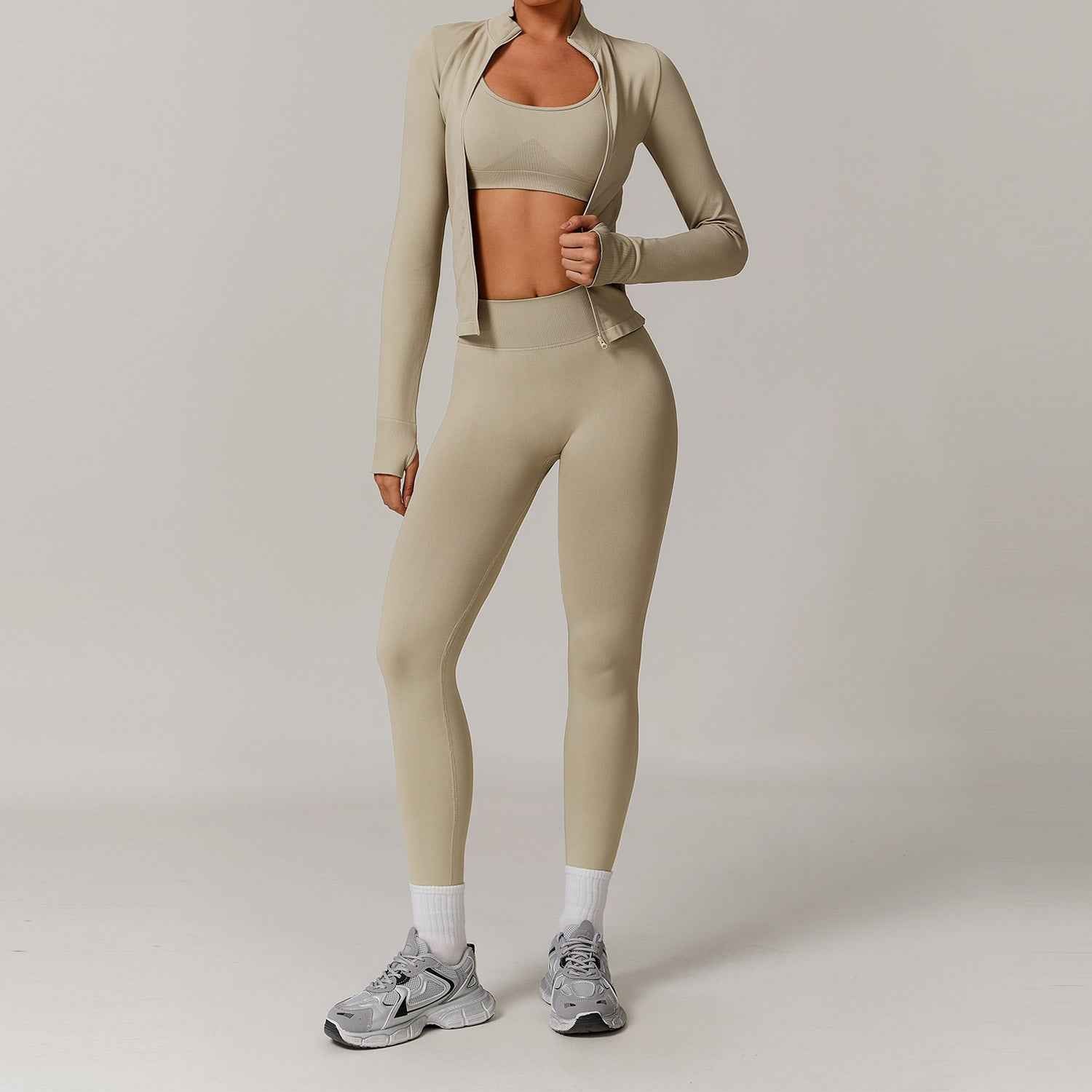 Seamless Beauty Back Yoga Suit Running Quick-drying Tight Workout Clothes