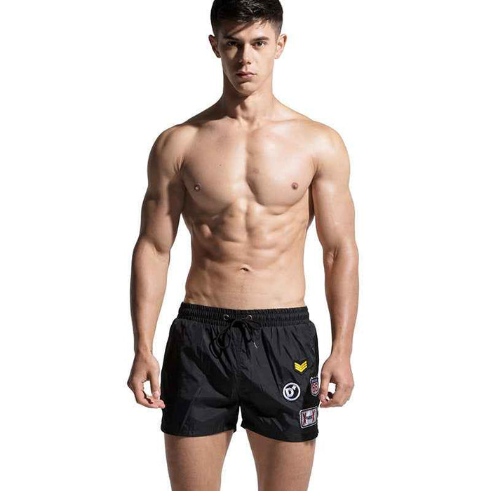 Quick-drying Loose Casual Beach Swimming Trunks Men's Business Shirt Style