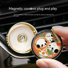 Panda Hot Pot Car Fragrance Outlet Perfume Decoration