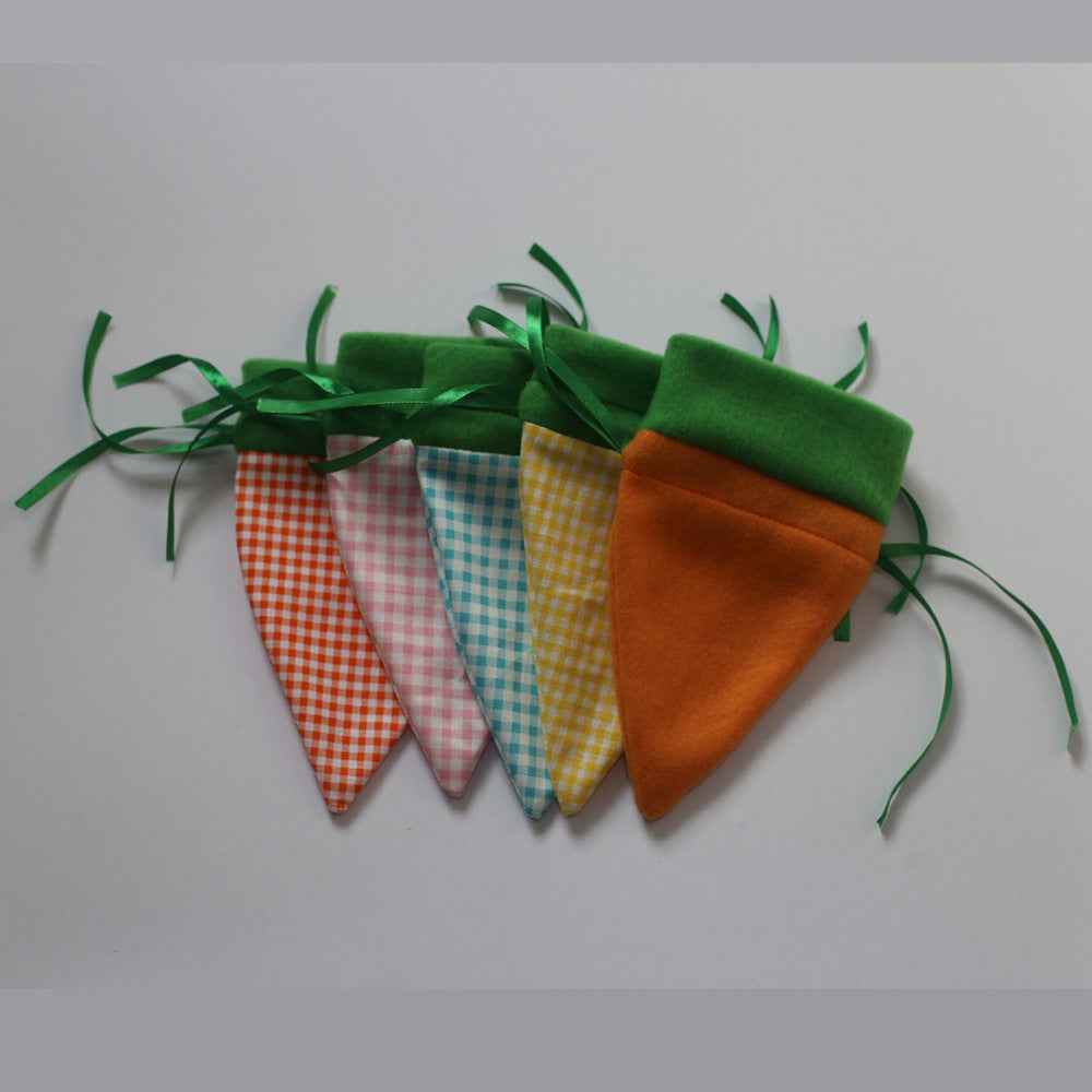 Easter Creative Carrot Gift Drawstring Bag