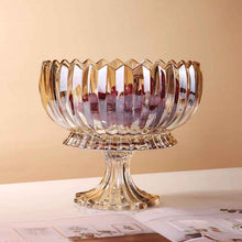 Modern Light-luxury Elevated Fruit Bowl With A Lid