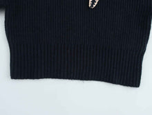 Ladies Bow Decorative Vest Pullover Sweaters