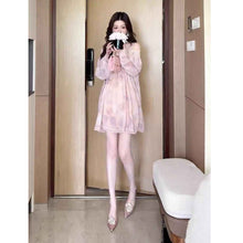 Women's Sexy Cinched Waist Floral Dress
