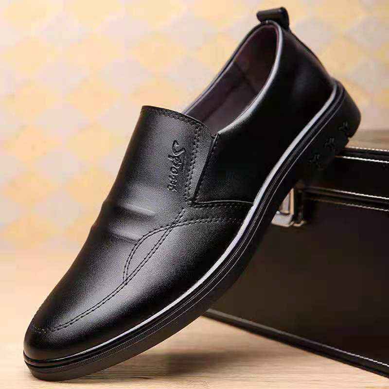 Mens Breathable Casual Business Leather Shoestrendy And Versatile
