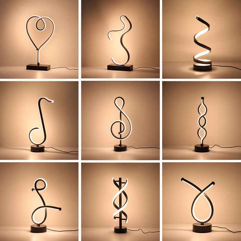 Nordic-style Modern Bar And Restaurant Ambiance Creative Table Lamp