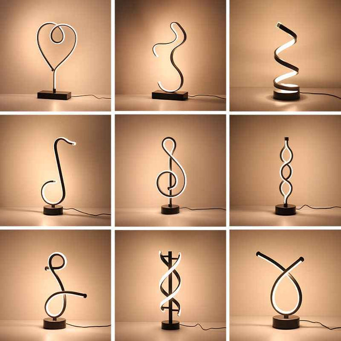 Lampe de table créative au style nordique pour ambiance de bar et restaurant moderne