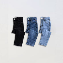 Basic-Style Girls Denim Stretch Trousers by Mirlaine Univers