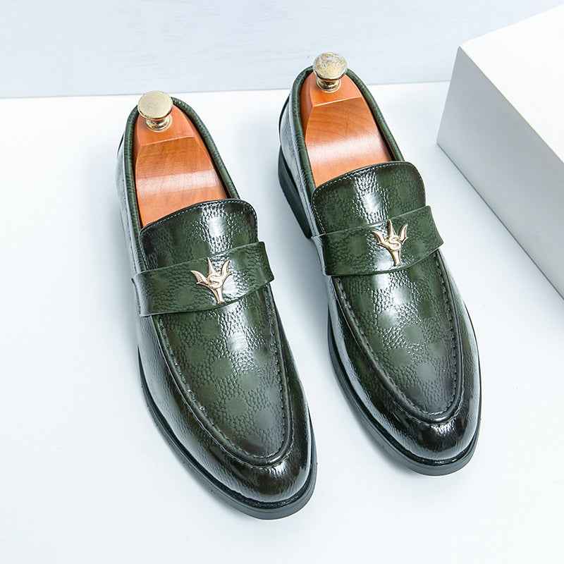 Mens Business Dress Leather Shoes For Summer And Autumn