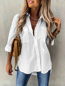 Women's All-Season Versatile Loose Top With Pockets