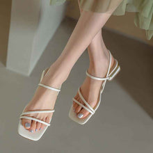 Flat Strap Open-toed Roman Sandals Women