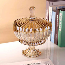 Modern Light-luxury Elevated Fruit Bowl With A Lid