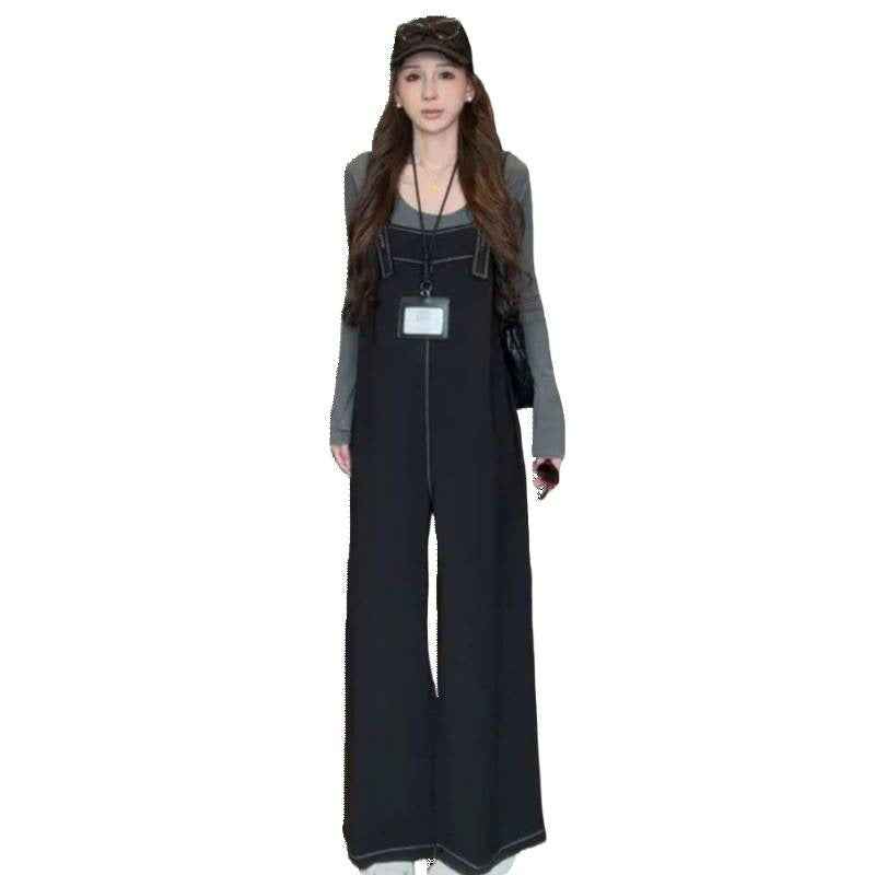 Womens Crew-Neck Knitted Base Layer Jumpsuit Two-Piece Set