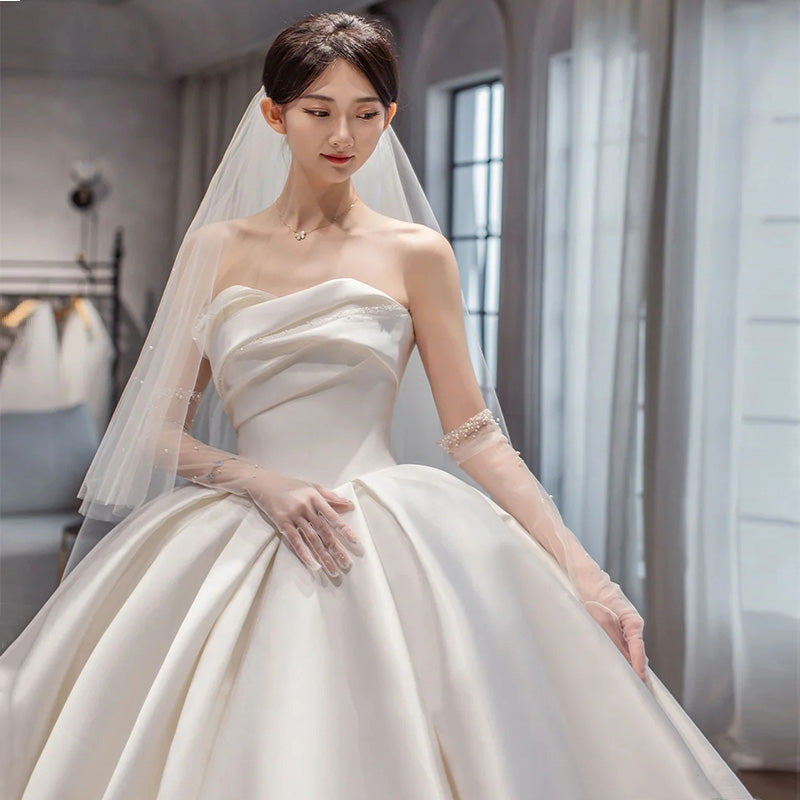 Temperament Princess Style French Satin Tail by Mirlaine Univers