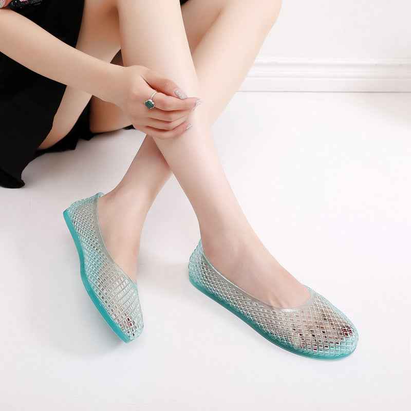 Breathable Flat Sandals For Women Spring And Summer Outer Wear Toe Box Shoes