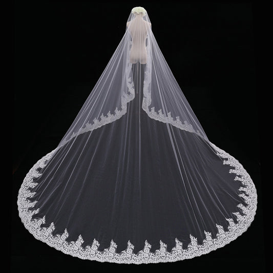 Bride Wedding Master Wedding Veil Long Long Tail by Mirlaine Univers
