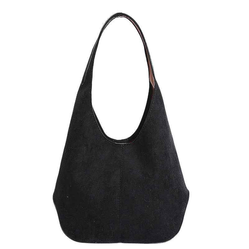 Suede-lined Large-capacity Fashionable Tote Bag For Women