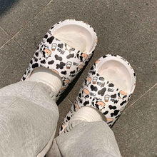 Home Cartoon Cute Cow Platform Sandals For Women