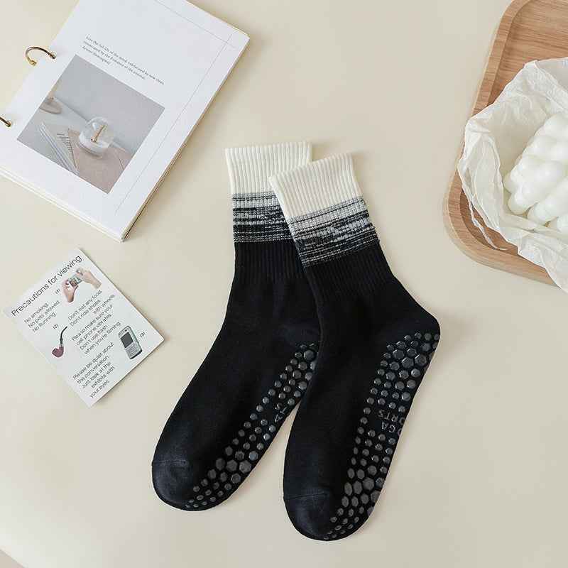 Gradient Yoga Socks Children's Professional Non-slip Autumn And Winter
