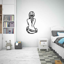 Simple Beauty Line Three-Dimensional Hollow Wall Metal Decoration