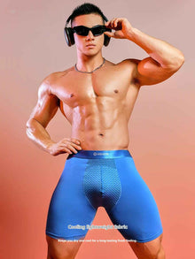 Mens Extended Ice Silk Sports Underwear