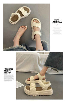 Sports Summer New Roman Sandals For Women Wear Thick Soles