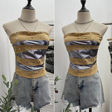 Popstar Festival Outfit Patchwork Bra-Padded Tube Top Short Sleeveless Top by Mirlaine Univers Popstar Festival Outfit Patchwork Bra-Padded Tube Top Short Sleeveless Top Mirlaine Univers popstar-festival-outfit-patchwork-bra-padded-tube-top-short-sleeveless-top 0 Popstar Festival Outfit Patchwork Bra-Padded Tube Top Short Sleeveless Top Mirlaine Univers Popstar Festival Outfit Patchwork Bra-Padded Tube Top Short Sleeveless Top
