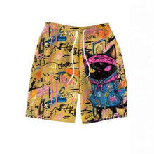 Mens 3D Graffiti Swim Shorts