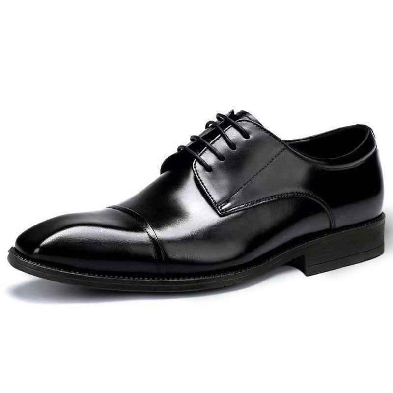Classic Casual 3D Squaretoe Leather Shoes For Me