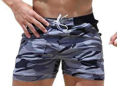 men's beach pants large size camouflage shorts men's swimming trunks