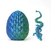 Print Dragon Ornaments Colorful Movable Crystal Creative Christmas Easter Eggs