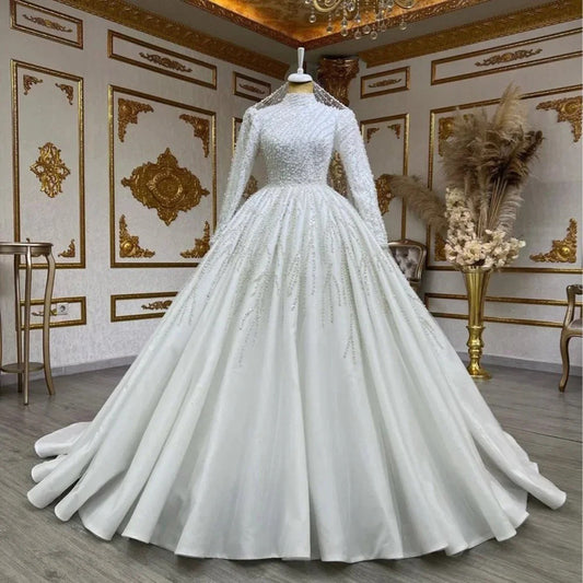 Bride Owner Wedding Dress Trailing Wedding Pettiskirt by Mirlaine Univers